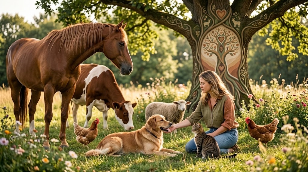 levensboom met dieren